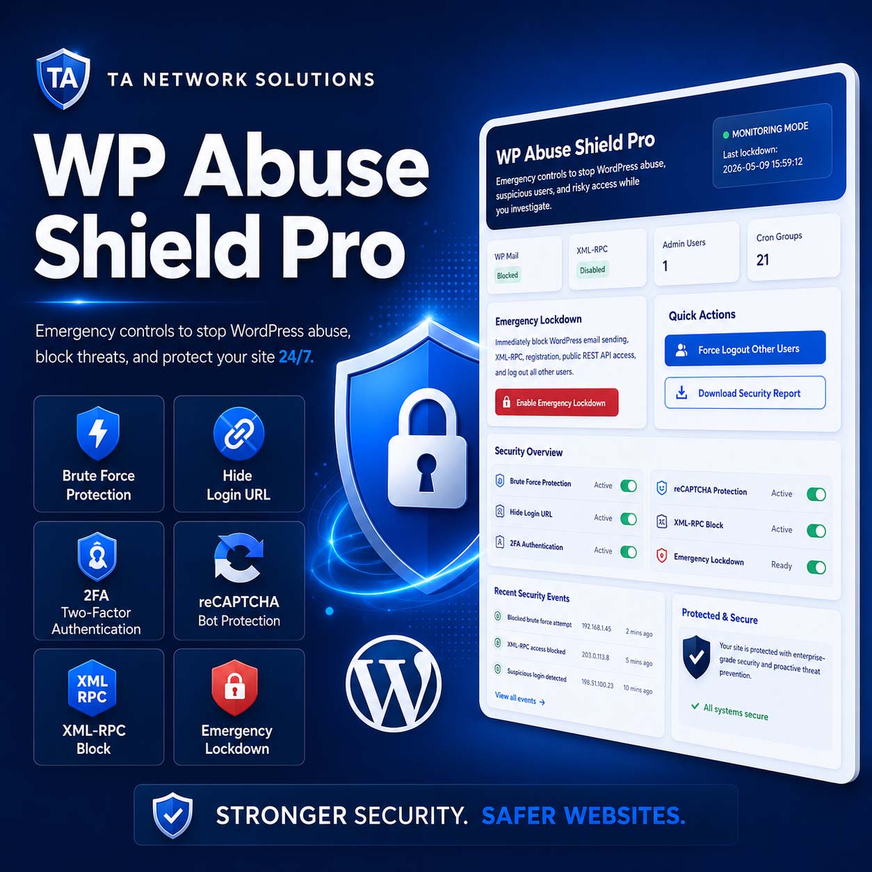 WP Abuse Shield Pro For WordPress